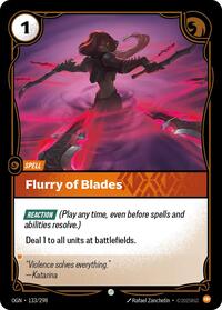 Origins : Flurry of Blades - 133/298 - Normal - Common - Spell