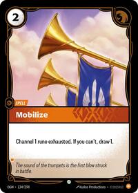 Origins : Mobilize - 134/298 - Normal - Common - Spell
