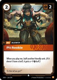 Origins : Pit Rookie - 136/298 - Normal - Common - Unit