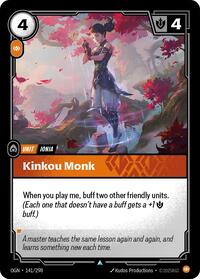 Origins : Kinkou Monk - 141/298 - Foil - Uncommon - Unit