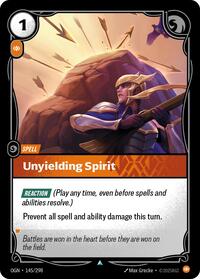 Origins : Unyielding Spirit - 145/298 - Foil - Uncommon - Spell