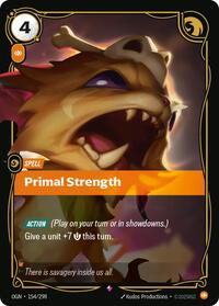 Origins : Primal Strength - 154/298 - Foil - Rare - Spell