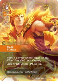 Origins : Sett - Brawler - 164/298 - Foil - Epic - Champion Unit