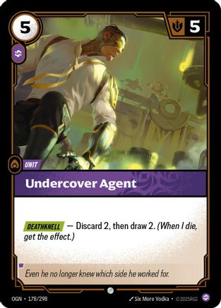 Undercover Agent (178/298) - Origins Foil