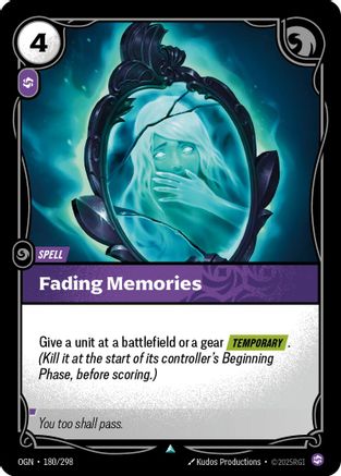 Fading Memories (180/298) - Origins