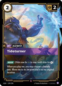 Origins : Tideturner - 199/298 - Foil - Rare - Unit