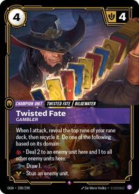 Origins : Twisted Fate - Gambler - 200/298 - Foil - Rare - Champion Unit