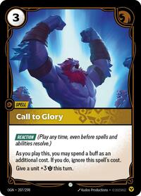 Origins : Call to Glory - 207/298 - Normal - Common - Spell