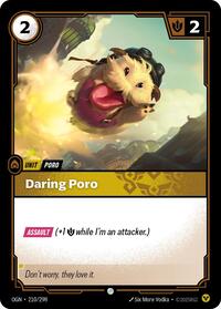 Origins : Daring Poro - 210/298 - Normal - Common - Unit