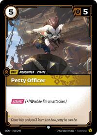 Origins : Petty Officer - 215/298 - Normal - Common - Unit