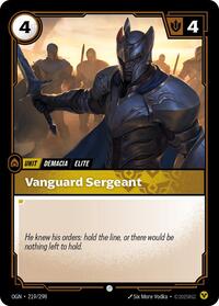 Origins : Vanguard Sergeant - 219/298 - Normal - Common - Unit