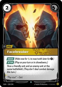 Origins : Facebreaker - 220/298 - Normal - Uncommon - Spell