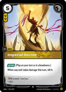 Imperial Decree (221/298) - Origins