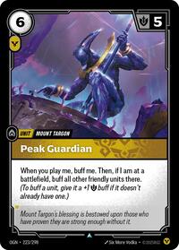 Origins : Peak Guardian - 223/298 - Normal - Uncommon - Unit