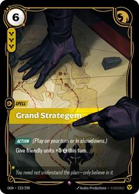 Origins : Grand Strategem - 233/298 - Foil - Rare - Spell