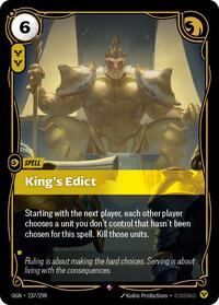 Origins : King's Edict - 237/298 - Foil - Rare - Spell