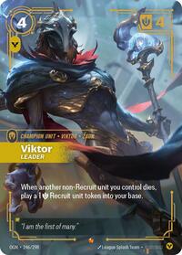 Origins : Viktor - Leader - 246/298 - Foil - Epic - Champion Unit