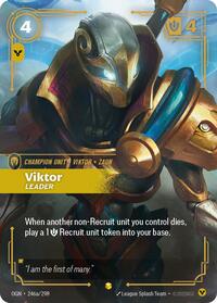 Origins : Viktor - Leader (Alternate Art) - 246a/298 - Foil - Showcase - Champion Unit