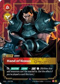 Origins : Darius - Hand of Noxus - 253/298 - Foil - Rare - Legend