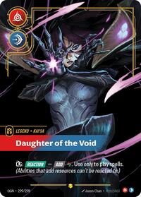 Origins : Kai'Sa - Daughter of the Void (Overnumbered) - 299/298 - Foil - Showcase - Legend