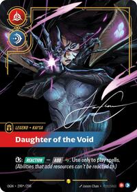 Origins : Kai'Sa - Daughter of the Void (Signature) - 299*/298 - Foil - Showcase - Legend