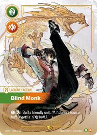 Origins : Lee Sin - Blind Monk (Overnumbered) - 304/298 - Foil - Showcase - Legend