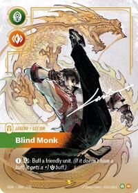 Origins : Lee Sin - Blind Monk (Signature) - 304*/298 - Foil - Showcase - Legend