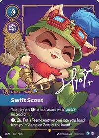 Origins : Teemo - Swift Scout (Signature) - 307*/298 - Foil - Showcase - Legend