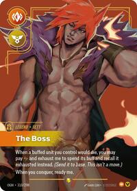 Origins : Sett - The Boss (Overnumbered) - 310/298 - Foil - Showcase - Legend