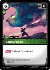 RiftboundOriginsProvingGrounds : Zephyr Sage - 005/024 - Normal - Uncommon - Unit