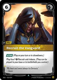 RiftboundOriginsProvingGrounds : Recruit the Vanguard - 015/024 - Normal - Uncommon - Spell