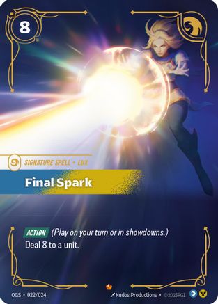 Final Spark (022/024) - Origins Proving Grounds