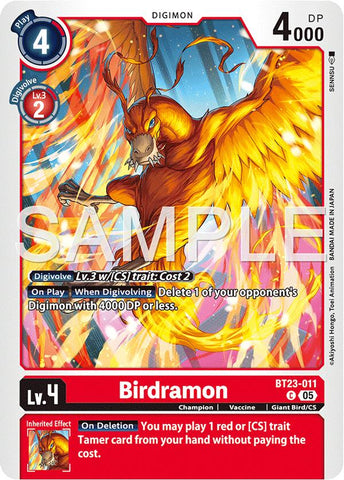 Birdramon [BT23-011] [Hackers' Slumber]