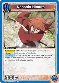 Rurouni Kenshin : Kenshin Himura (009) - Blue - (Rare)