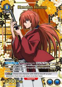 Rurouni Kenshin : Kenshin Himura (010) (R*) - Blue - (Rare 1-Star)
