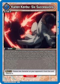 Rurouni Kenshin : Kaiten Kenbu: Six Successions - Blue - (Uncommon)