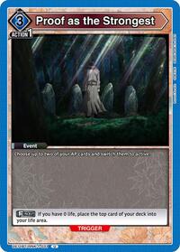 Rurouni Kenshin : Proof as the Strongest - Blue - (Uncommon)