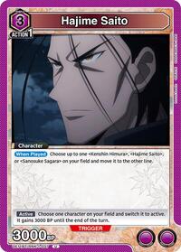 Rurouni Kenshin : Hajime Saito (037) - Purple - (Uncommon)
