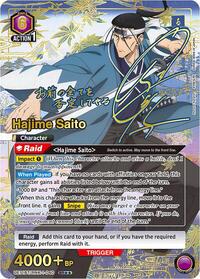 Rurouni Kenshin : Hajime Saito (040) (SR**) - Purple - (Super Rare 2-Star)