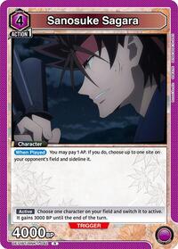Rurouni Kenshin : Sanosuke Sagara (042) - Purple - (Rare)