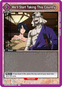 Rurouni Kenshin : We'll Start Taking This Country - Purple - (Uncommon)