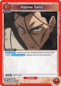 Rurouni Kenshin : Hajime Saito (072) - Red - (Common)