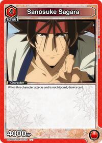 Rurouni Kenshin : Sanosuke Sagara (075) - Red - (Uncommon)
