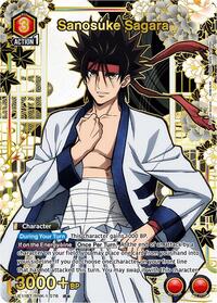 Rurouni Kenshin : Sanosuke Sagara (076) (R*) - Red - (Rare 1-Star)