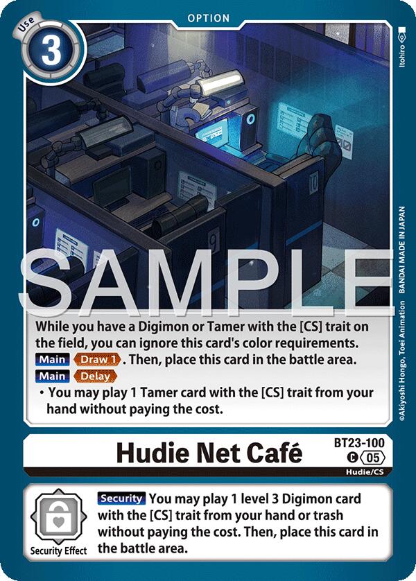 Hudie Net Cafe [BT23-100] [Hackers' Slumber]