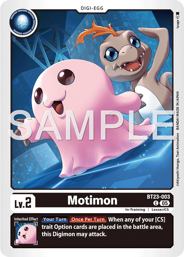 Motimon [BT23-003] [Hackers' Slumber]