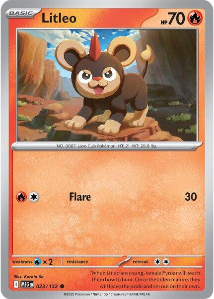 Litleo (023/132) [Mega Evolution: Base Set]
