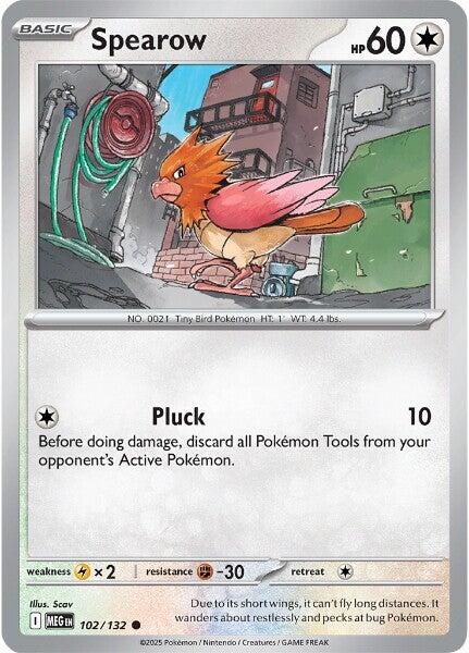 Spearow (102/132) [Mega Evolution: Base Set]