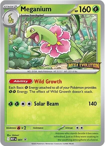 Meganium (001) [Mega Evolution Promo]