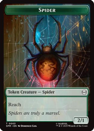 Spider // Illusion Villain Double-Sided Token (SPM-3 // 2) [Marvel's Spider-Man]